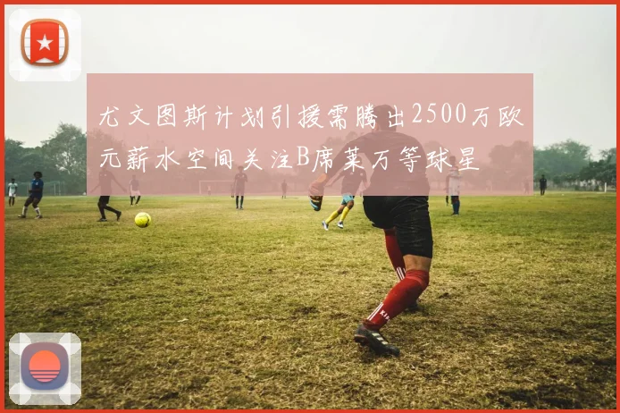 尤文图斯计划引援需腾出2500万欧元薪水空间关注B席莱万等球星